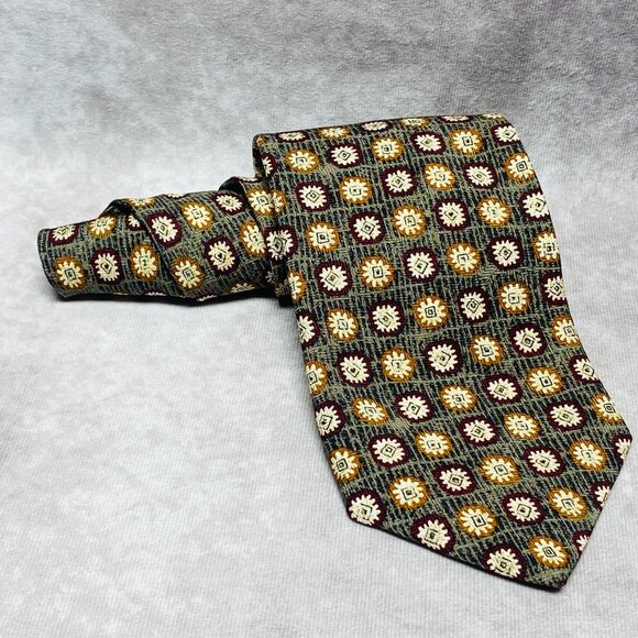 Hand Sewn Lee Semon Silk Tie By Robert Talbott - Picture 1 of 6